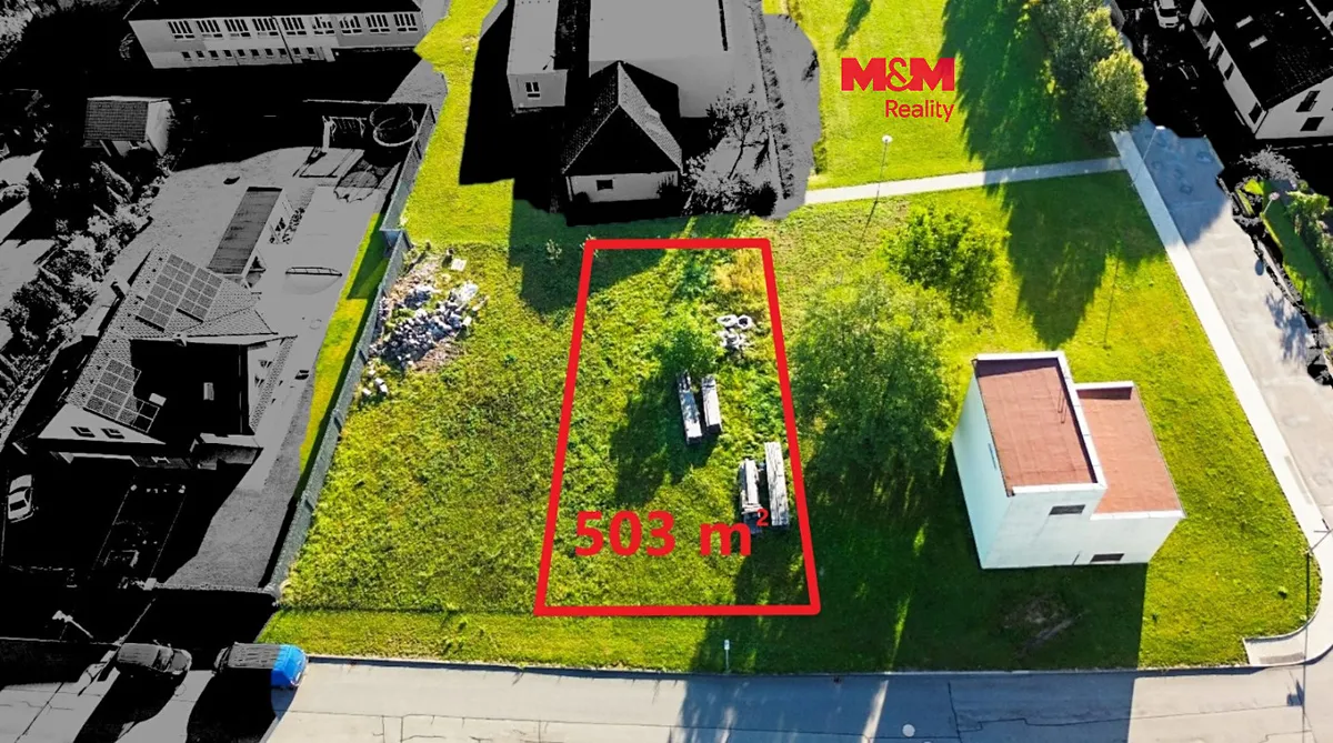 Prodej stavebního pozemku 503 m²